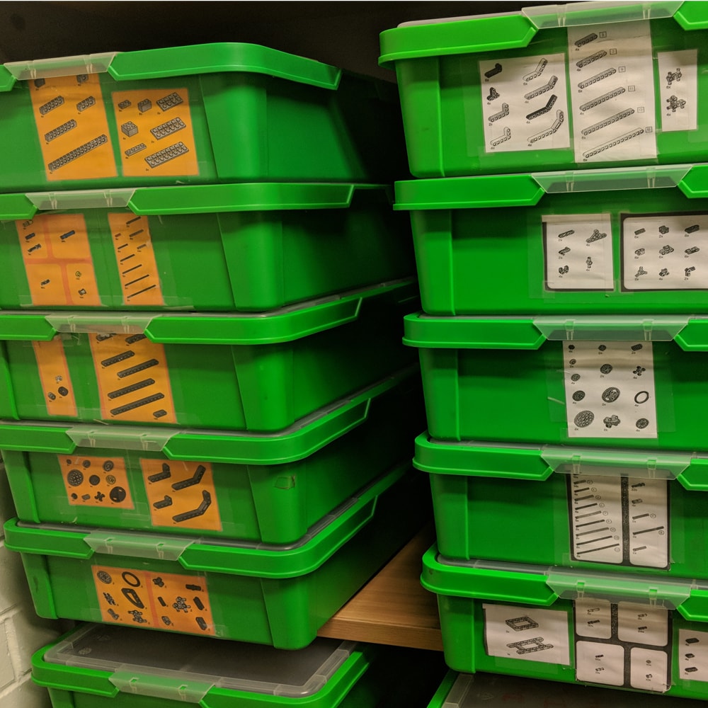 lego storage green trays