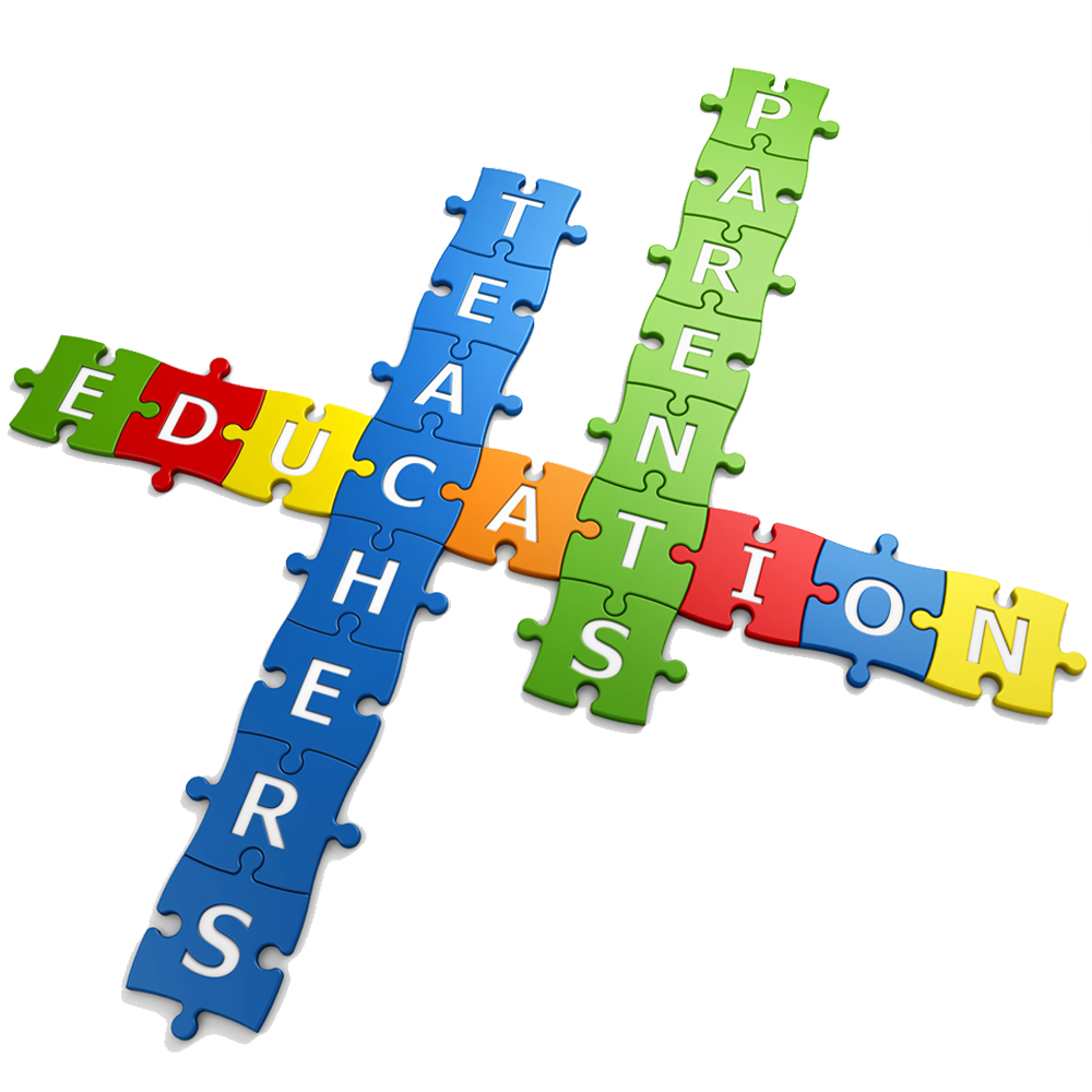 3 words in puzzle educcation teachers and parents