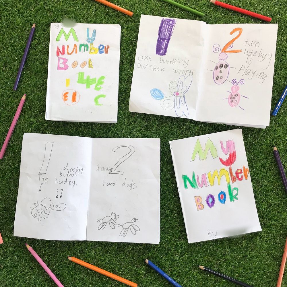  Kids drawing number book
