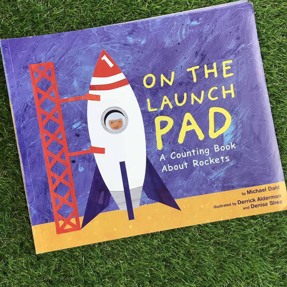 On The Launch Pad book on grass