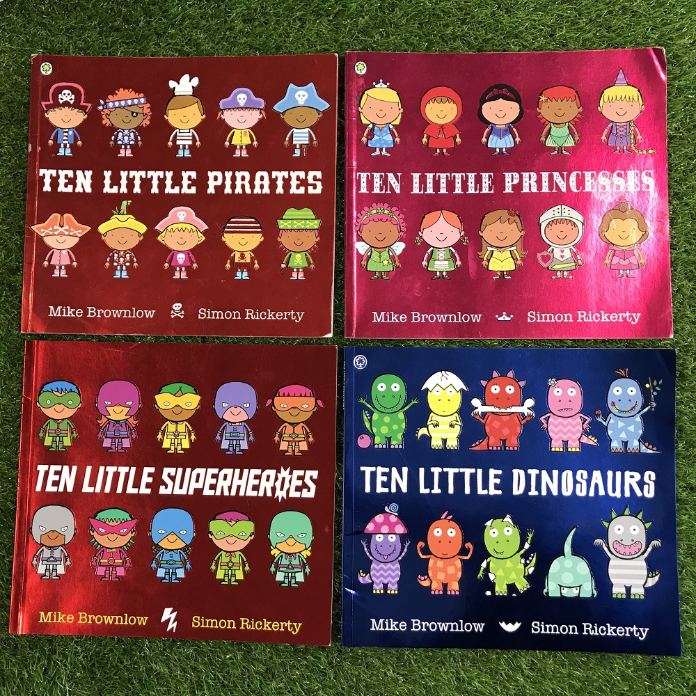 Ten Little Book Series on grass