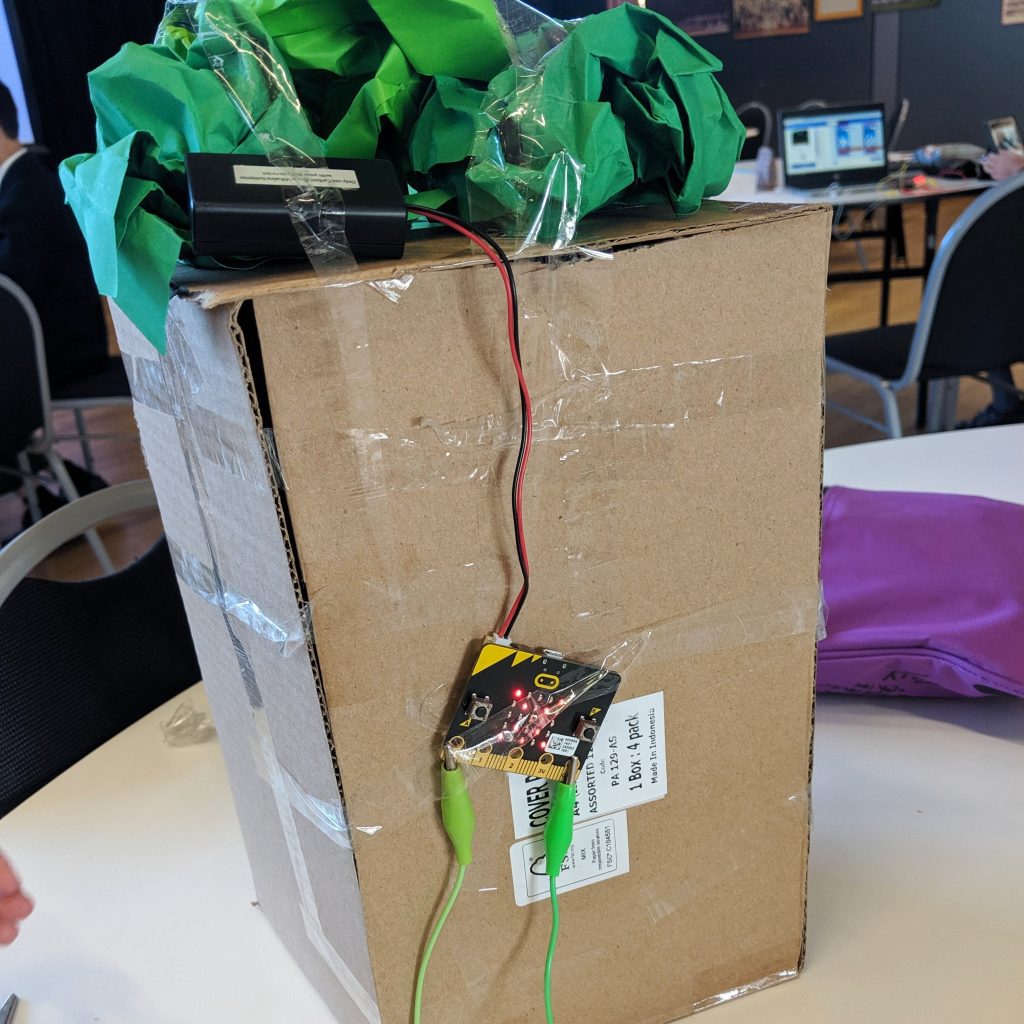 microbit tree cut down warning system