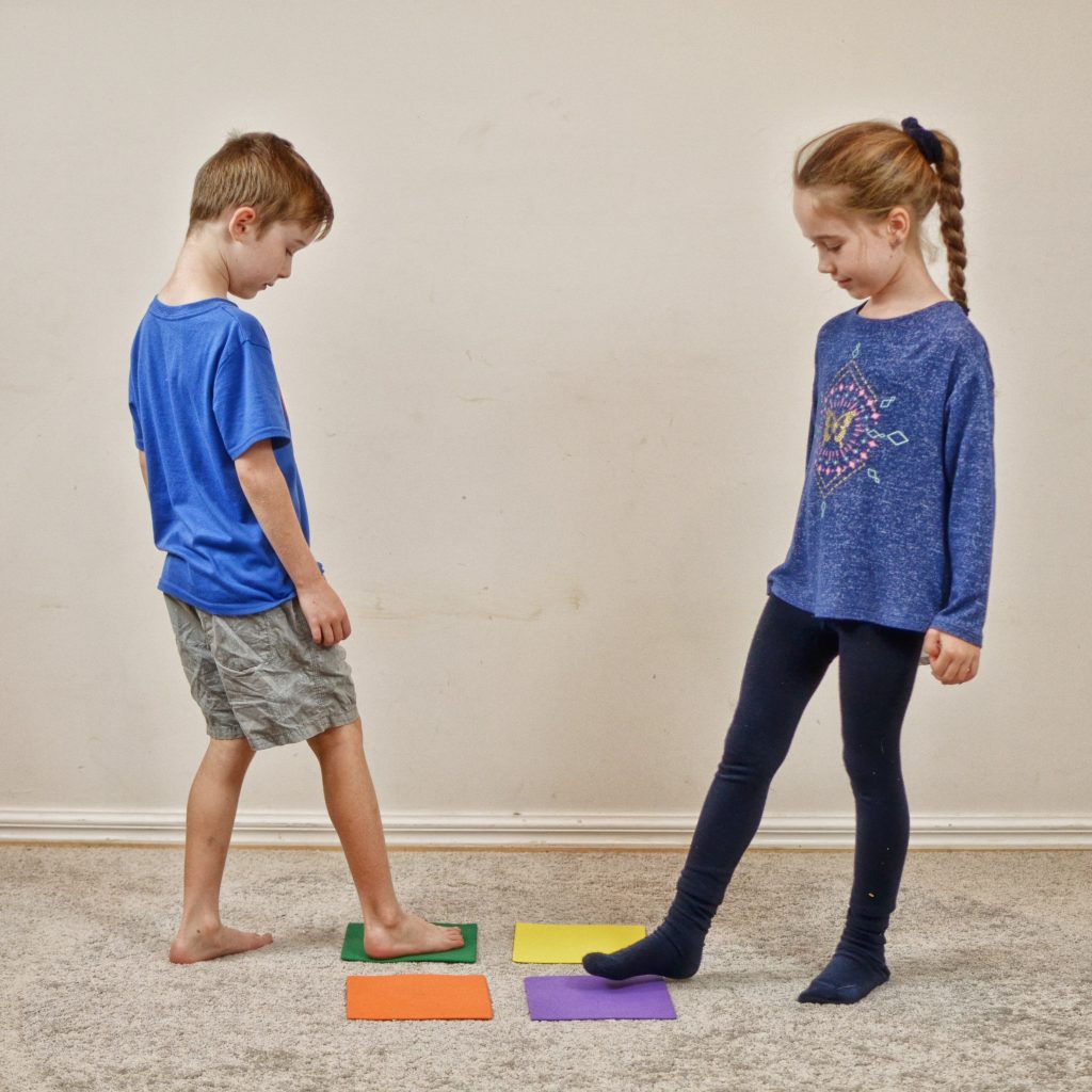Staying Active at Home_girl and boy crossing midline