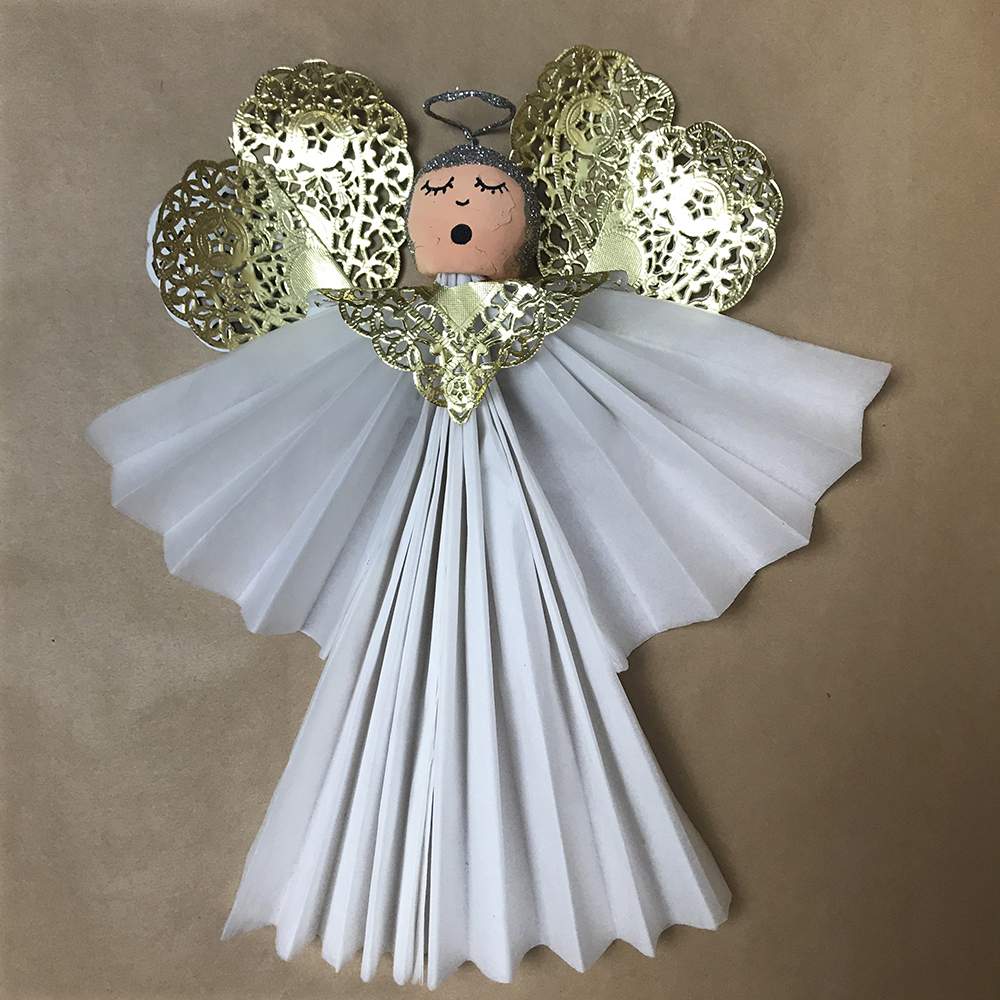 Christmas Angel Craft Project.