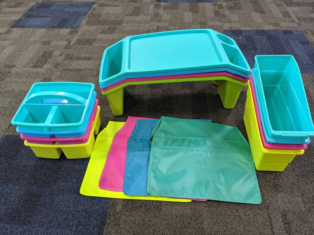 Classroom Caddies Laptrays and Chairbags