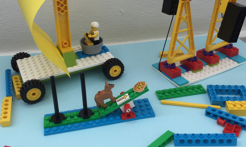 LEGO Education BricQ Motion Models on Table