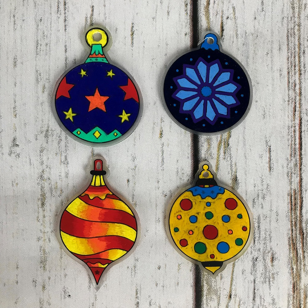 Kid Craft  Shrinky Dinks Christmas Ornaments - Spot of Tea Designs