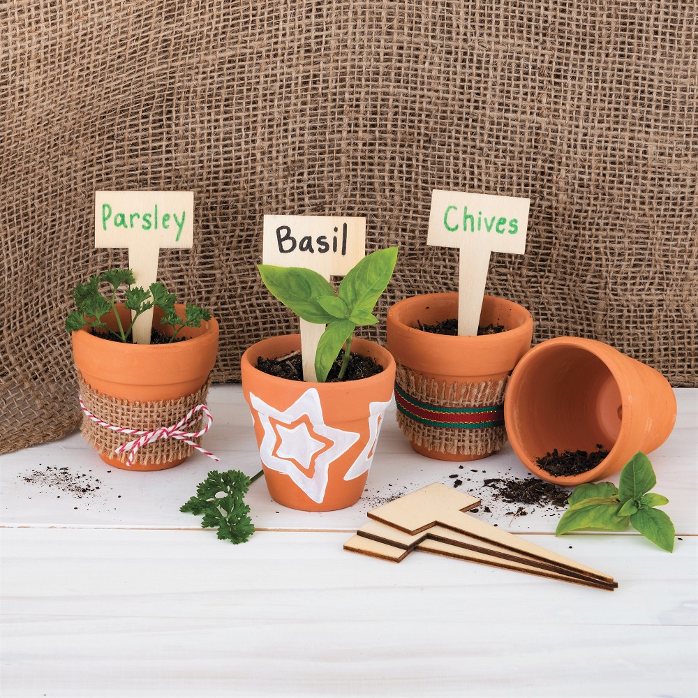 Festive Terracotta Garden Pots