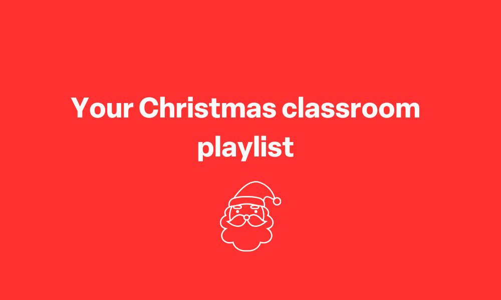 Christmas playlist header