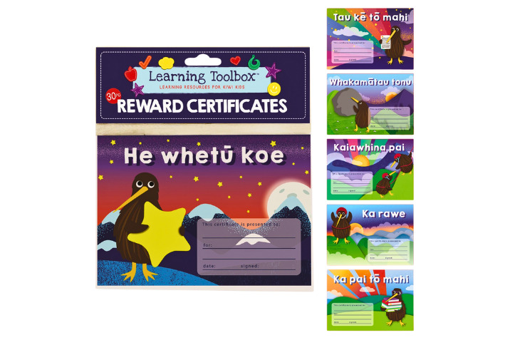 Te Reo Reward Certificates 